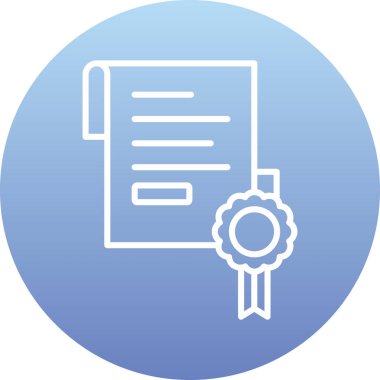 Belge. Web simgesi basit illüstrasyon