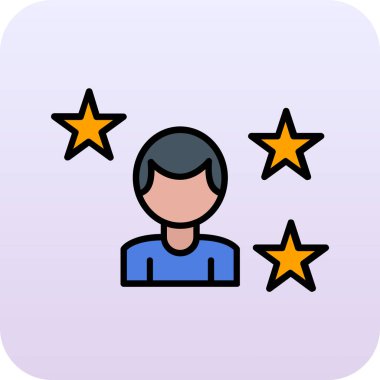 yıldız simgesi vektör illüstrasyonu