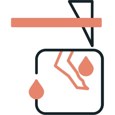 Kan bağışı kan ikonu