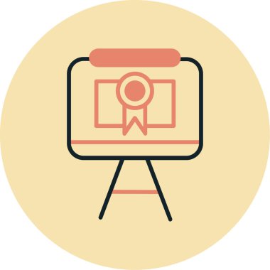 Eğitim simgesinin vektör illüstrasyonu