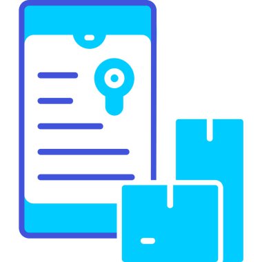 Belge. Web simgesi basit illüstrasyon