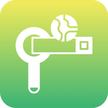 Tek bir izole simgenin vektör illüstrasyonu