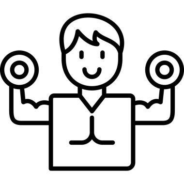 iş adamı simgesi, özet biçimi