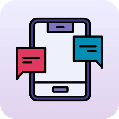 Mobil sohbet. Basit tasarım