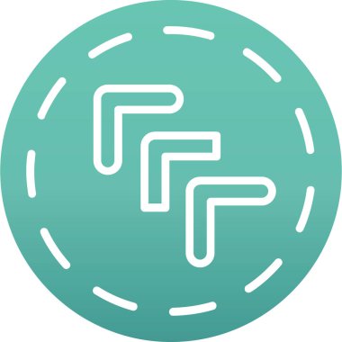 Modern simgenin vektör illüstrasyonu