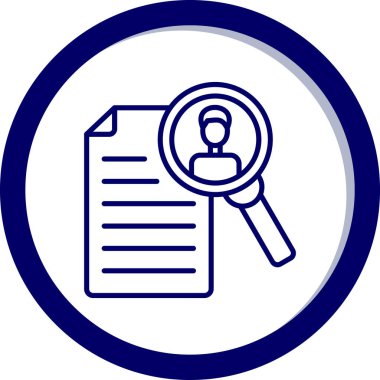 Arama simgesinin vektör illüstrasyonu