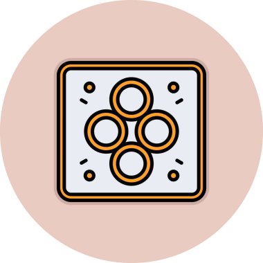 Seo simgesinin vektör illüstrasyonu