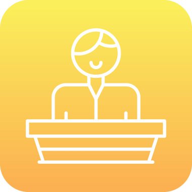 İş ikonu. vektör illüstrasyonu