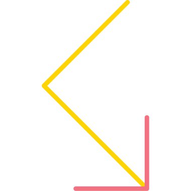 ok simgesi vektör illüstrasyonu