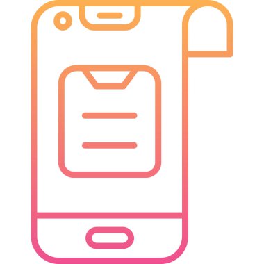 mobil simge vektör illüstrasyonu