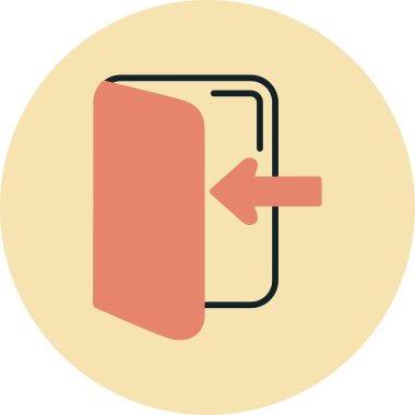 Bir kitap simgesinin vektör illüstrasyonu