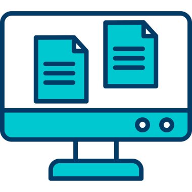 dosya dizini simgesi, vektör illüstrasyonu basit tasarım