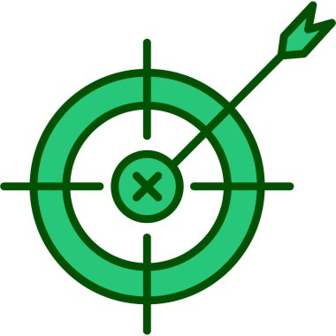 Hedef hedef simgesini tam - özet biçiminde hedefle