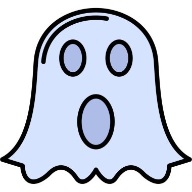 Hayalet Cadılar Bayramı simgesi - ana hatlarıyla