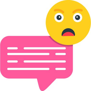 emoji. Web simgesi basit illüstrasyon