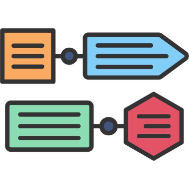 Modern eğitim ikonunun vektör illüstrasyonu