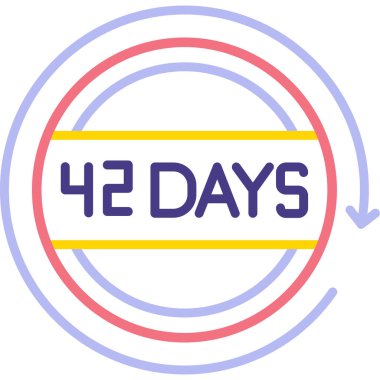 35 günlük modern simge tasarımının vektör çizimi