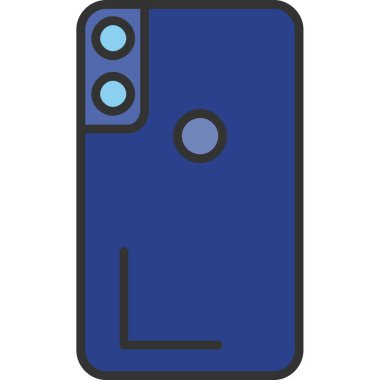 Kamera. Web simgesi basit illüstrasyon