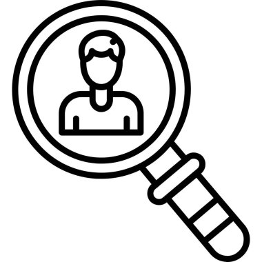 Arama simgesi. vektör illüstrasyonu