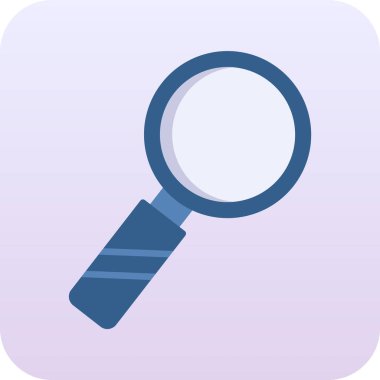 Büyütme cam simgesi vektör illüstrasyonu