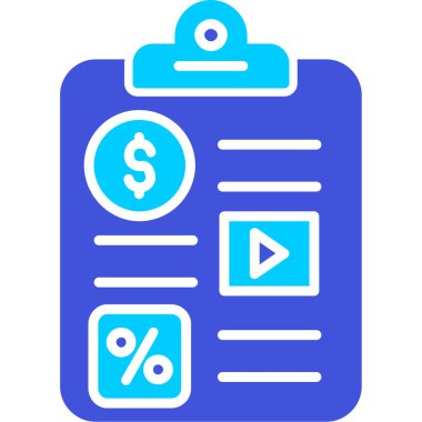 Dolar. Web simgesi basit illüstrasyon