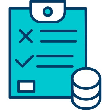 Belge. Web simgesi basit illüstrasyon