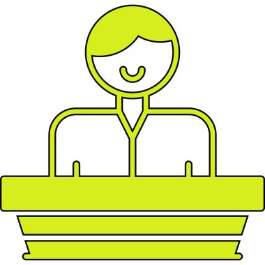 Müşteri servisi. Web simgesi