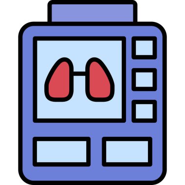 Tıbbi ve sağlık ikonu vektörü. Tıbbi bakım tabelalarını özetle. beyaz üzerine izole edilmiş renk kontur sembolü