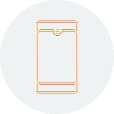 cep telefonu ikonu vektör illüstrasyonu