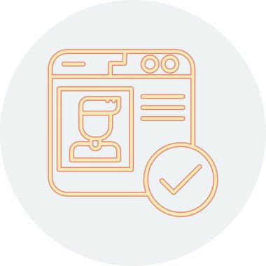 seo modern simgesinin vektör illüstrasyonu