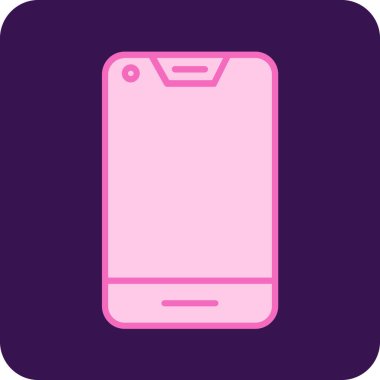 akıllı telefon simgesi vektör illüstrasyonu