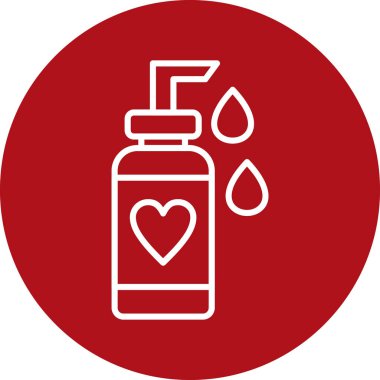 Kan simgesinin vektör illüstrasyonu