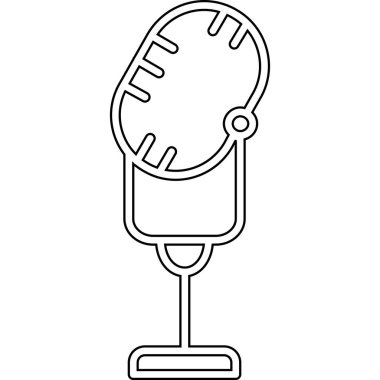 Konuşma baloncuklu mikrofon