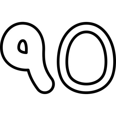 O 'nun özet simgesi