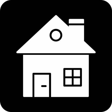 Ev sahibi modern simgenin vektör illüstrasyonu