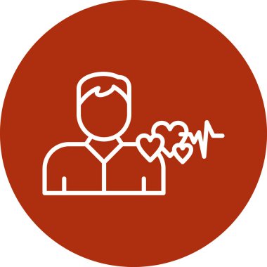 Aşk simgesi vektör illüstrasyonu