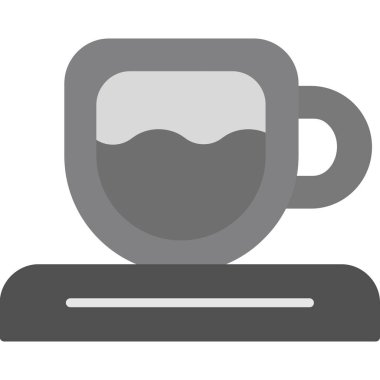 kahve kupası ikonu vektör illüstrasyonu