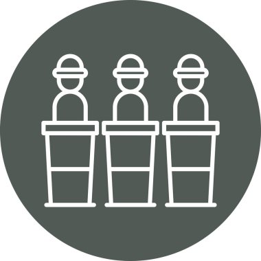 Modern simgenin vektör illüstrasyonu