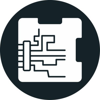 devre kartı vektör simgesi