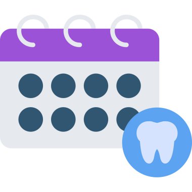 Takvim düz stil ikonu