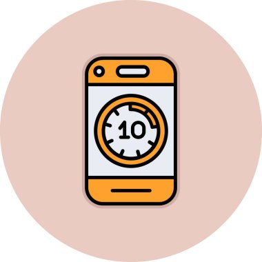 akıllı saat simge vektör illüstrasyonu