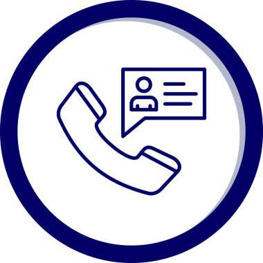 Telefon simgesi vektör illüstrasyonu