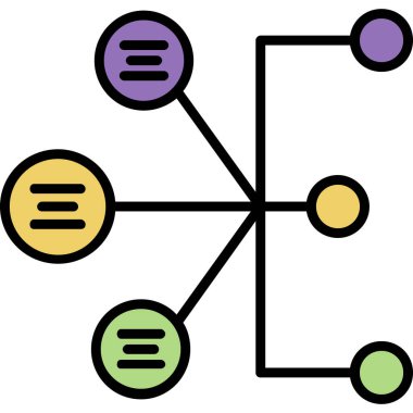 ağ bağlantı simgesi. vektör illüstrasyonu