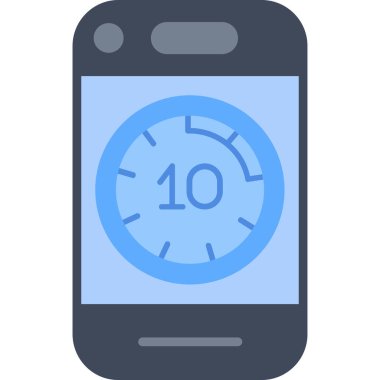 cep telefonu ikonu vektör illüstrasyonu