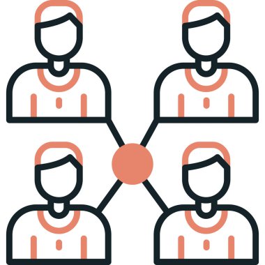 İş adamları vektör illüstrasyonu