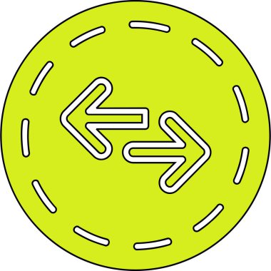 golf ikonu vektör illüstrasyonu