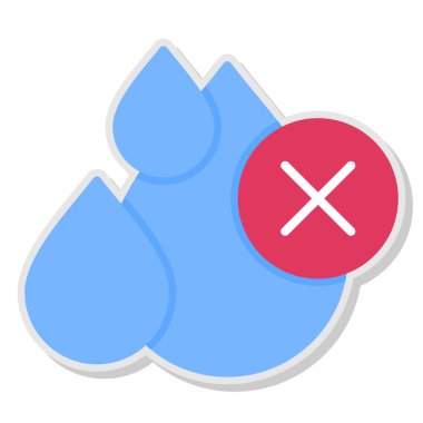 Su işaretli su damlası