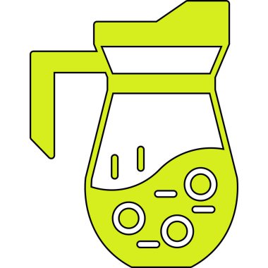 kahve makinesi vektör simgesi, basit tasarım illüstrasyonu