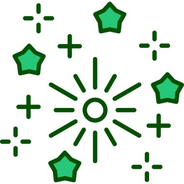 Havai fişek Noel ikonu