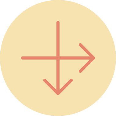 ok vektörü simgesi modern basit illüstrasyon